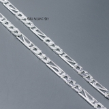 Dây Chuyền Bạc Nam Mắt Dẹt Nike Size Vừa D2411230019