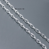 Dây Chuyền Bạc Nam Kiểu Sợi Đặc Bền Chắc D2411230009