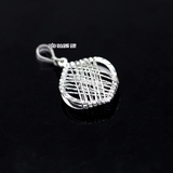 Mặt Dây Chuyền Bạc Nữ S925 Hình Chiếc Lá Phay Sáng  M2409220014