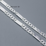 Dây Chuyền Bạc Nam Mắt Dẹt Phay Nike D2411230010
