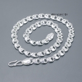 Dây Chuyền Bạc Nam Mắt Xích Kiểu Dày Dặn Cứng Cáp D2411230003