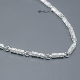 Dây Chuyền Bạc Nam Ống Đúc Hình Tia Chớp D2411220034