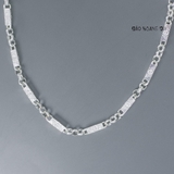 Dây Chuyền Bạc Nam Ống Đúc Vuông Chắc Chắn D2411230014