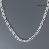 Dây Chuyền Bạc Nam Kiểu Mắt Xích Kép Chắc Chắn Bền Đẹp D2411230016