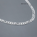 Dây Chuyền Bạc Nam Mắt Dẹt Nike Size Vừa D2411230019