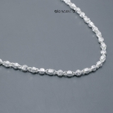 Dây Chuyền Bạc Nam Dáng Hạt Tròn Kiểu Phay Ít D2411230001