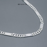 Dây Chuyền Bạc Nam Mắt Dẹt Phay Nike D2411230010