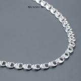 Dây Chuyền Bạc Nam Mắt Xích Kiểu Dày Dặn Cứng Cáp D2411230003