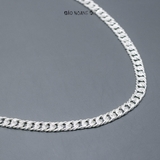 Dây Chuyền Bạc Nam Mắt Xích Kiểu Tròn Dẹt Size Nhỏ D2411230020
