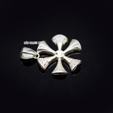 Mặt Dây Chuyền Bạc Nữ S925 Hoa 6 Cánh Xòe M2409240043