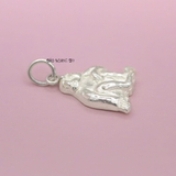 Mặt Dây Chuyền Bạc Trẻ Em Hình Con Khỉ Ngồi M2409270002