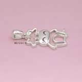Mặt Dây Chuyền Bạc Trẻ Em Hình Con Bò Sữa Rỗng M2409270053