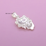 Mặt Dây Chuyền Bạc Trẻ Em Mèo Kitty Váy Đính Đá M2409270041