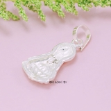 Mặt Dây Chuyền Bạc Nữ Tượng Phật Quan Thế Âm Bồ Tát Size Vừa Móc Treo Mảnh Nhỏ M2409240058