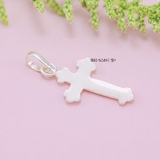 Mặt Dây Chuyền Bạc Nữ Hình Thánh Giá Có Tượng Chúa Giesu Size Nhỏ M2409250004