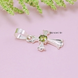 Mặt Dây Chuyền Bạc Nữ Hình Thánh Giá Size Nhỏ Đá Màu