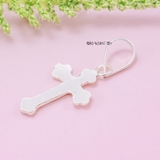 Mặt Dây Chuyền Bạc Nữ Hình Thánh Giá Có Tượng Chúa Giesu Size Nhỏ M2409250004