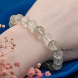 Vòng Đá Thạch Anh Trắng Tóc Vàng 10 Ly V2411060011