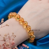 Vòng Hổ Phách Vàng Kích Thước 10 Ly V2411060044