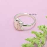 Nhẫn Bạc Trẻ Em Hình Con Ếch Màu Hồng Ngộ Nghĩnh N2409040005
