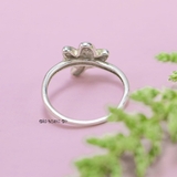 Nhẫn Bạc Trẻ Em Hình Cây Màu Hồng N2409040030
