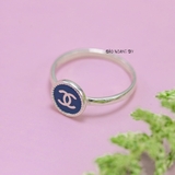 Nhẫn Bạc Trẻ Em Hình Tròn Chữ X N2409040052