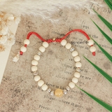 Vòng Dâu Mix 9 hạt bạt và Hạt Vàng