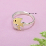 Nhẫn Bạc Trẻ Em Hình Con Cá Xinh Xắn N2409030042
