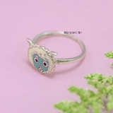 Nhẫn Bạc Trẻ Em Mặt Con Cừu Màu Xanh Ngọc Dễ Thương N2409030073