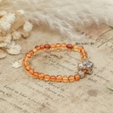 Vòng Hổ Phách Charm Cún Xinh V2409160013