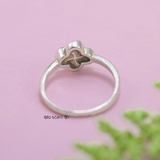 Nhẫn Bạc Trẻ Em Hình Bông Hoa Nhiều Màu