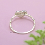 Nhẫn Bạc Nữ Teen Hình Trái Tim N2408280050