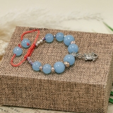 Vòng Đá Xanh Charm Heo Con V2409160008