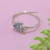 Nhẫn Bạc Trẻ Em Hình Con Cá Xinh Xắn N2409030053
