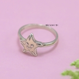 Nhẫn Bạc Trẻ Em Hình Sao Biển Màu Hồng N2409040056