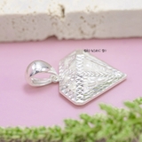 Mặt Dây Chuyền Bạc Nữ S950 Hình Viên Kim Cương Phay Sáng Đẹp M2409220020