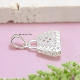 Mặt Dây Chuyền Bạc Nữ S950 Hình Quả Cân Độc Đáo Sáng Tạo M2409210054