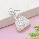 Mặt Dây Chuyền Bạc Nữ S950 Hình Quả Cân Độc Đáo Sáng Tạo M2409210054