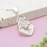 Mặt Dây Chuyền Bạc Nữ S925 Nhiều Hình Thoi Lồng Vào Nhau M2409230073