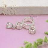 Mặt Dây Chuyền Bạc Trẻ Em S925 Mặt Gấu Tròn Xinh M2409270049