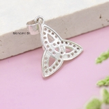 Mặt Dây Chuyền Bạc Nữ S925 3 Chiếc Lá Sáng Tạo M2409230016
