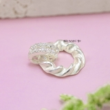 Mặt Dây Chuyền Bạc Nữ Hình Tròn Dạng Xoắn M2409210028