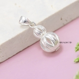 Mặt Dây Chuyền Bạc Nữ S990 Hình Hồ Lô Sáng Đẹp M2409210008
