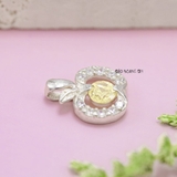Mặt Dây Chuyền Bạc Trẻ Em Hình Quả Táo M2409210027