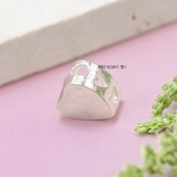 Mặt Dây Chuyền Bạc Nữ Trái Tim Trơn  M2409230057