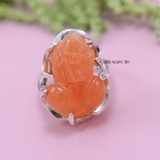 Nhẫn Bạc Nữ Phong Thủy Tỳ Hưu Mệnh Hỏa N2409060041