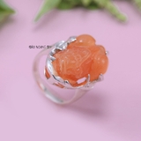 Nhẫn Bạc Nữ Phong Thủy Tỳ Hưu Mệnh Hỏa N2409060041