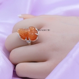 Nhẫn Bạc Nữ Phong Thủy Tỳ Hưu Mệnh Hỏa N2409060041