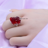 Nhẫn Bạc Nữ Phong Thủy Tỳ Hưu Mệnh Hỏa N2409060039