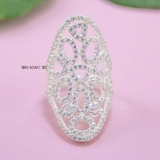 Nhẫn Bạc Nữ Thiết Kế Đính Đá Tỉ Mỉ Tinh Tế N2409020126